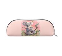 bmnaswt Koala Bear Print Storage Pouch,Cross Grain Zipper Pouch, Elegant Portable Makeup Stationery Bag