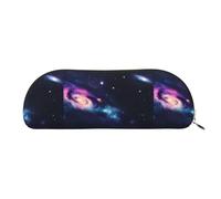 bmnaswt Universe Galaxy Space Print Storage Pouch,Cross Grain Zipper Pouch, Elegant Portable Makeup Stationery Bag