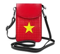 bmnaswt Vietnamese Flag Print Women'S Small Cell Phone Purse, Adjustable Strap Phone Purse, Handbag For Daily Use