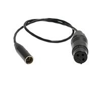 BMPCC Camera Audio Cable TA3M to XLR 3 Pin Microphone for Blackmagic Design Pocket Cinema Camera 4K 6K Video Assist (30cm)