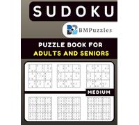 BMPuzzles - Medium Sudoku Puzzle Book For Adults And Seniors: Four Puzzles Per Page • Large Print • 400+ Intermediate Challenges with Solutions. (Become a Sudoku Expert)