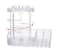 BMQY Cosmetic Organiser 360 Rotating Make Up Organiser Storage, in Vanity Table, Bedroom, Bathroom, Lipsticks Brushes Perfume Lotions