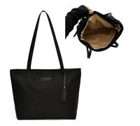 BMQY Women's Tote Bag & Shoulder Bag Lightweight Nylon Large Capacity Water-Resistant Work Bag for Office, University, Travel Zipper Stylish