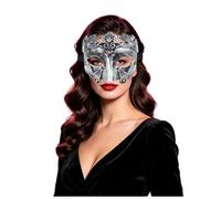 Bmrbndc Masquerade Halloween Mask for Women Embossed Wing Half Face Mask Elegant Masks Costume for Carnival Cosplay Party Men Women Halloween Costumes (One Size)