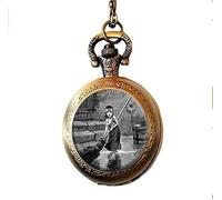 BMRYKCB Les Miserables Cosette Pocket Watch Necklace Jewelry Les Mis Jewelry Les Miserables Jewelry Art Picture Jewelry