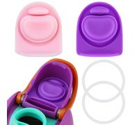 BMSQOFD 2 Sets Replacement Stopper and O Ring Gasket Compatible with Owala FreeSip 24oz 32oz,Water Bottle Lid Insert Cap Rubber Seal Parts for Owala 16/19/24/32/40oz Mouth Piece Accessories WA5