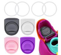 BMSQOFD 4 Sets Replacement Lid Rubber Seal for Owala FreeSip 24oz 32oz, Replacement Stopper and O Ring Gasket Parts Compatible with Owala 16/19/24/32/40oz Water Bottle Insert Silicone Accessories B1A3