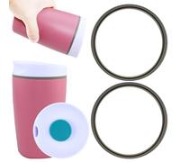 BMSQOFD Replacement Seal Silicone Gasket for Owala Smoothsip,2pcs Replacement Parts Ring Accessories Compatible with Owala Smoothsip Coffee Tumbler12oz/20oz Slider Insulated Stainless Steel