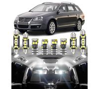 BMT xms 14pcs LED Interior Lighting Kit for Volkswagen VW GOLF Jetta 5 MK5 GTI R32 Rabbit, White 6000K