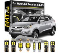 BMT xms 20pcs LED Interior Lighting Kit for HYUNDAI Tucson ix35 JM LM 2004-2015, White 6000K