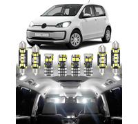 BMT xms 4pcs LED Interior Lighting Kit for Volkswagen VW UP UP! SEAT Mii Skoda Citigo 2011-2023, White 6000K