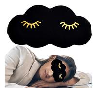 Bmucp Blind Fold Sleep Cover for Men - Cloud Shape Eye Cover Blindfold - Ergonomic Multifunctional Sleep Blindfold with Adjustable Button, Comfortable Sleep Cover for Airplane Travel, Home