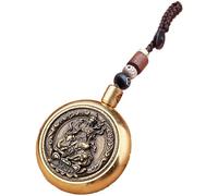 [Bmucp] Brass Buddha Car Keychain, Feng Shui Car Keychain Pendant | Chinese Vintage Brass Feng Shui Keychain | Handmade Lanyard for Bag Decoration Old Chinese Key, Samantabhadra bodhisattva, 説明を参照