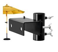 Bmucp Deck Umbrella Mount | Parasol Clamp for Fence or Railing, High Load Capacity Deck Beach Balcony Umbrella Hardware