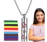 [Bmucp] Diffuser Necklace, Scented Necklace | Locket Pendant Perfume Necklace - Cozy Aromatherapy Jewelry for Women, Oil Jewelry Pendant for Valentine's Day, 説明を参照してください, See Description, See