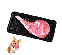 Bmucp Dog Chew Toy, Squishy Dog Chew Toy | Steak Shape Puppy Doll Squeeze | Interactive Pet Teeth for Medium and Large Puppies
