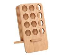 Bmucp Essence Oil Stand Display, Essence Oil Wood Organizer, Oil Stand Organizer Rack Cosmetic Storage Desktop Diffuser Holder - Durable Multifunctional Essence Oil Presentation Holder for Perfume