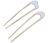 Bmucp French Hair Fork, French Twist Hairpins, 2X U-Shaped Hairpins | Vintage Bun Hairpins for All Hair Types, Chignon Pins for Women and Girls, Hair Styling Accessories