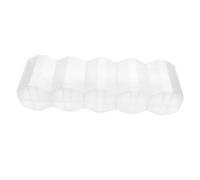 BMUCP Party Chip Holder - 100 Pieces Acrylic Storage Box with Poker Chip Lid, Clear Carrying Bag for Chips Necklace Bracelet