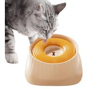 Bmucp Splash Proof Dog Water Bowl - Spill Proof Large Capacity Floating Water Dispenser | Dog Water Dish - Puppy Animal Travel Car Crate Home Outdoor Feeding Drink Water Supply Fall Prevention Night