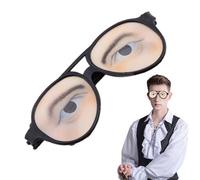 [Bmucp] Ugly Sunglasses Funny, Joke Glasses, Glasses Mischief Glasses Toys, Eye Disguise Glasses Gag & Prank Toys for Halloween Holiday Accessories