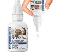 BMUT 1 x 50 ml ear drops for dogs and cats with colloidal silver - 25 ppm - ear care, itching, redness