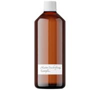 BMUT 1000 ml Laboratory Bottle 28/410 - Empty - Brown - Food-Grade PET Empty Bottle BPA-Free with Tamper Seal & Child Lock - Plastic Bottle Including 2 Waterproof Labels 1 L