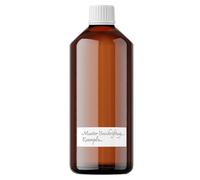 BMUT 500 ml Laboratory Bottle 28/410 - Empty - Brown - Food-Safe PET Empty Bottle BPA-Free with Tamper Seal & Child Lock - Plastic Bottle Includes 2 Waterproof Labels