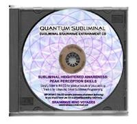 BMV Quantum Subliminal CD Heightened Awareness: Peak Perception Skills (Ultrasonic Subliminal Series)