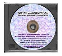 BMV Quantum Subliminal CD Remember Names and Faces: Improve Your Memory for Remembering People (Ultrasonic Subliminal Series)