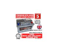 BMW 096 100 START STOP AGM 78AH Heavy Duty 12V Car Battery More power AGM / EFB