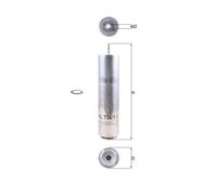 BMW 1 2 3 4 Series 1.6 2.0 3.0 Diesel Fuel Filter MAHLE KL736/1D