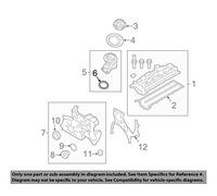 BMW 11 12 7 806 507, Engine Oil Filler Pipe Gasket