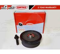 BMW 118D 318D 320D 520D CRANKSHAFT CRANK PULLEY OEM CORTECO + BOLT KIT 2.0D M47