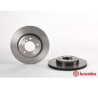 Brembo 09.7701.11 Front Uv Coated Brake Disc - Set of 2