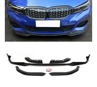 BMW 3 G20 G21 2019-2022 M Performance Style Front Lip Splitter M Tech Spoiler Gloss Black New
