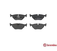 P06025 Rear Brake Pad Set 4x Pads Prepared For Wear Indicator Braking By Brembo