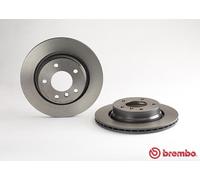 2x BREMBO 09.7702.11 Brake Disc Rear Internally Vented Braking Fits BMW 3 Series