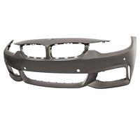 BMW 4 Front Bumper Primed W/PDC and Cut Marks For HL Wash M Sport 2013-2020