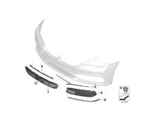 BMW 7 G11 Front Bumper Left Upper Molding 51117362693 7362693 2016