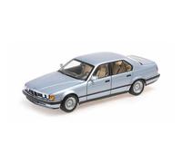 Bmw 730i E32 1986 Light Blue Metallic 1/18 Minichamps New in Box