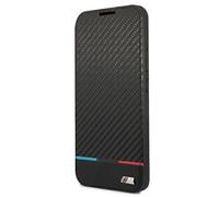 BMW BMBKS22MPUCARTCBK Case for S22+ S906 Book Cover Black M Collection Triangles