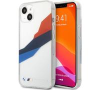 BMW BMHCP13SSKTGT Case for iPhone 13 Mini 5.4 Inches Transparent Motorsport Tricolour