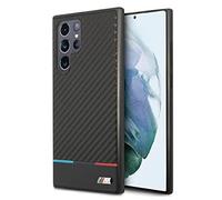 BMW BMHCS22LPUCARTCBK Case for S22 Ultra S908 Black M Collection Triangles