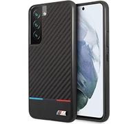 BMW BMHCS22MPUCARTCBK Case for S22+ S906 Black M Collection Triangles