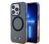 BMW BMHMP14LHTGE Gradient Bumper Case for iPhone 14 Pro 6.1 Inch Grey