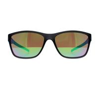 Rectangle Matte Black Green Mirror BS0036 BMW Black One Size
