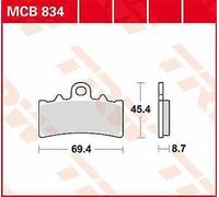 BMW C 400 X ABS 2018-2023 TRW SV Series Sindered Brake Pads MCB834SV
