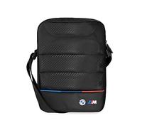 BMW Carbon Tricolour 10 Inch Tablet Bag, Black, Unisex, Messenger, Adults