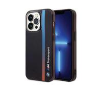 CG MOBILE BMW Phone Case for iPhone 14 Pro Max in Black IML Strip Fading Tricolor, Anti-Scratch PC/TPU, Comfortable & Durable Hard Case with Accessible Ports, Shock Absorption & Signature Logo